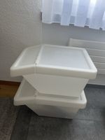 2x Stapelbare Aufbewahrungboxen mit Deckel IKEA SORTERA