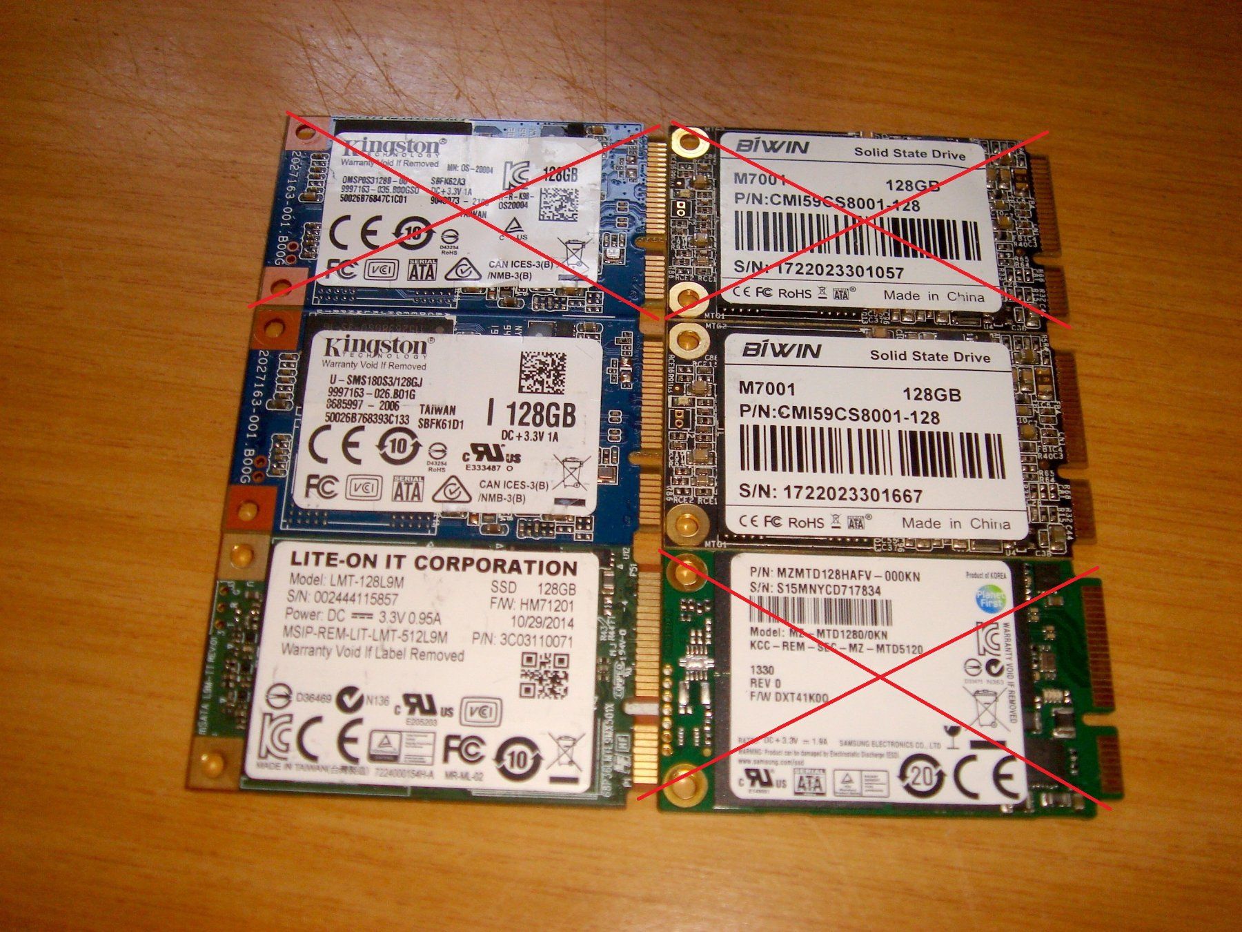 Dischi rigidi: 1 stück 128gb mSata ssd. getestet. – Usato da St. Gallen venduto da pc-sg