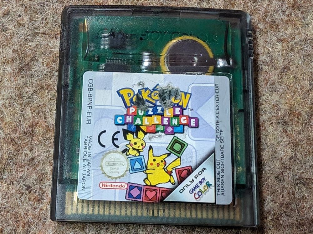 Jeu Nintendo Gameboy - Pokémon Puzzle Challenge