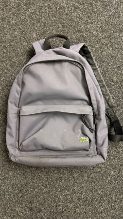 Lacoste Rucksack, Top Zustand, grau