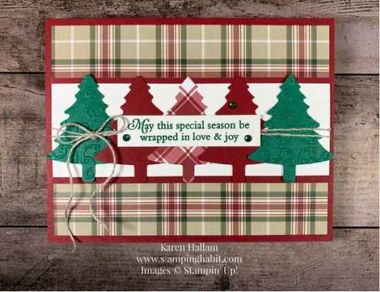 Stampin' up! Carta: Stampin up Designerpapier "Feiertagskaros" – Nuovo e nell'imballaggio originale da Frauenkappelen venduto da evangelina78 7