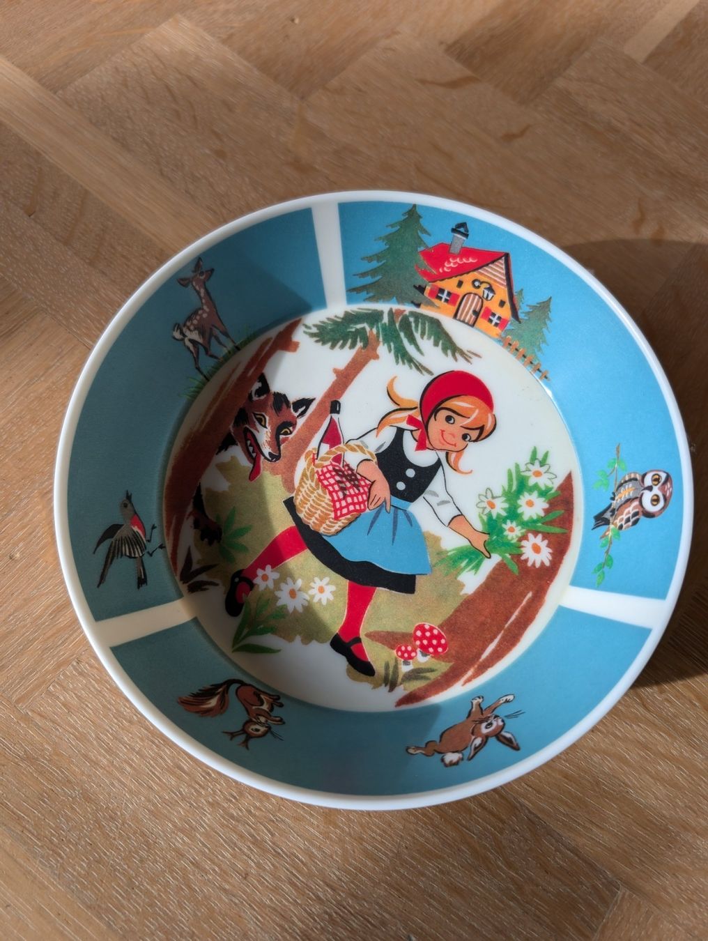 Piatti: Ornamin Kinderteller vintage Rotkäppchen – Usato da Spiegel b. Bern venduto da Jey77