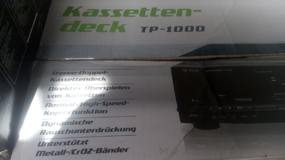 Multimediaplayer & Streamer: X4-Tech TP-1000 Kassettendeck - neu – Gebraucht aus Belp von Guadalupe84 1