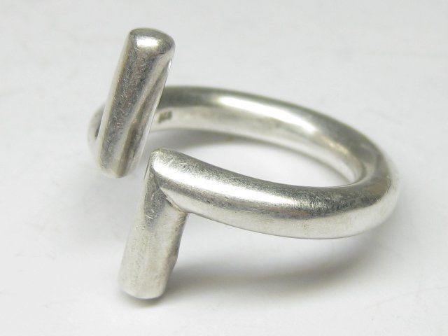 Anelli: spezieller Ring massiv Silber 925 Gr. 60 – Usato da Ermatingen venduto da Decovin 3