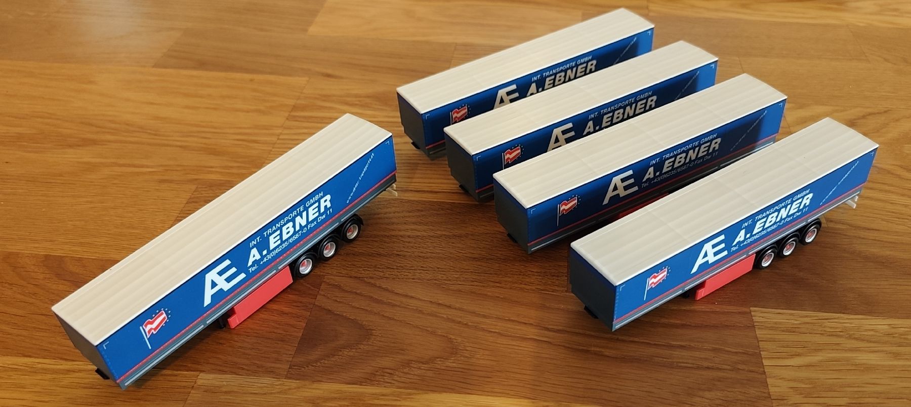 Herpa Kit di modellismo & Modellini statici: Herpa Auflieger 1:87 A.Ebner Transporte – Usato da Etziken venduto da 1400mini