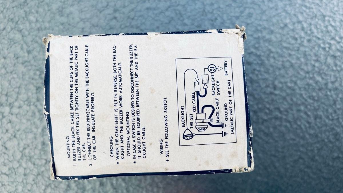 Tutti pezzi di ricambio auto: Retourfahr-Piepser – Nuovo (secondo la descrizione) da Kaiseraugst venduto da wombat51 5