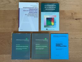 Verschiedene Bücher Archivwissenschaft