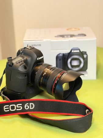 Canon EOS 6D + EF 24–105mm f/4L Batteriegriff | Topzustand