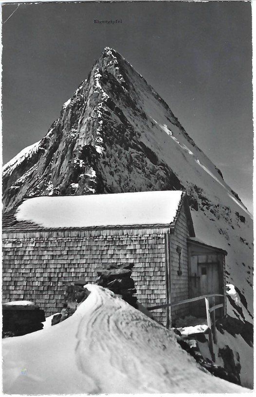 Cartoline postali: AK Grindelwald, Eigergipfel, Mittellegihütte 3354m – Usato da Rheinfelden venduto da wil_m7gh