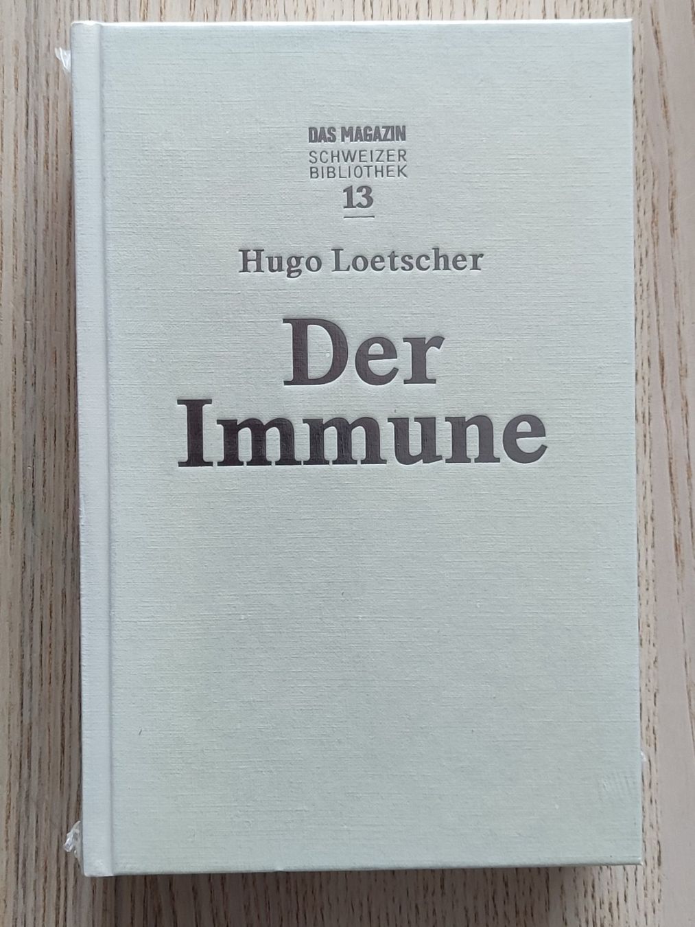 Libri: Hugo Loetscher – Der Immune – Nuovo e nell'imballaggio originale da Schaffhausen venduto da philscardstore