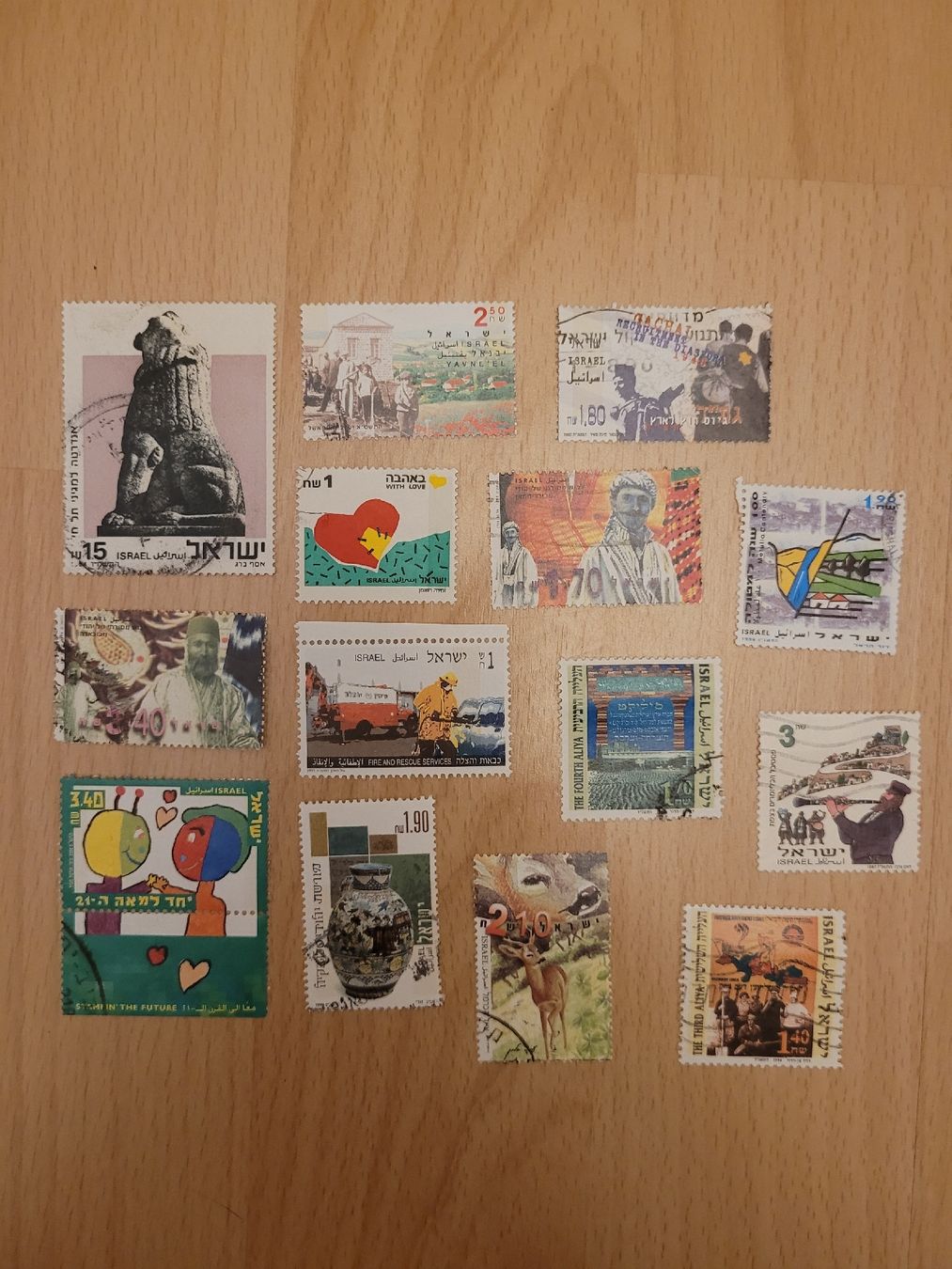 Alle Briefmarken: Briefmarken Israel – Gebraucht aus Inwil von Flower2325