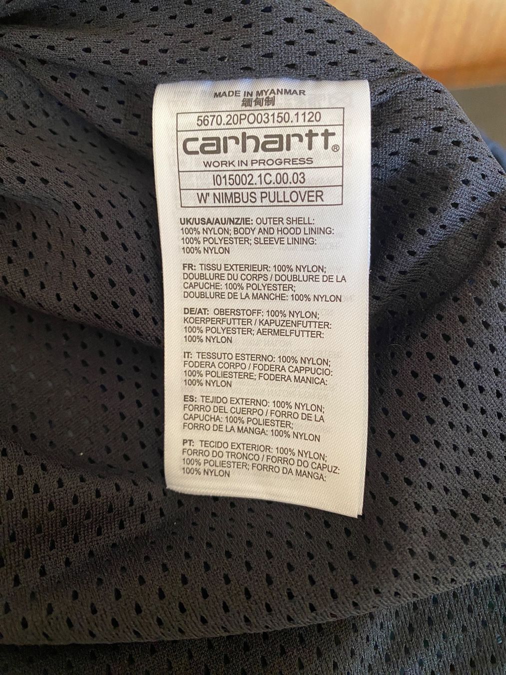 Giacche: Carhartt W`Nimbus Pullover – Usato da Grafenried venduto da 3322 5