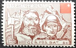 Soldatenmarke 2.WK, Gebirgs Füsilier Bat 86, Wi Inf 471