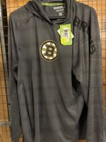 Reebok NHL Boston Bruins Hoodie Gr. XXL Training Top 🏒