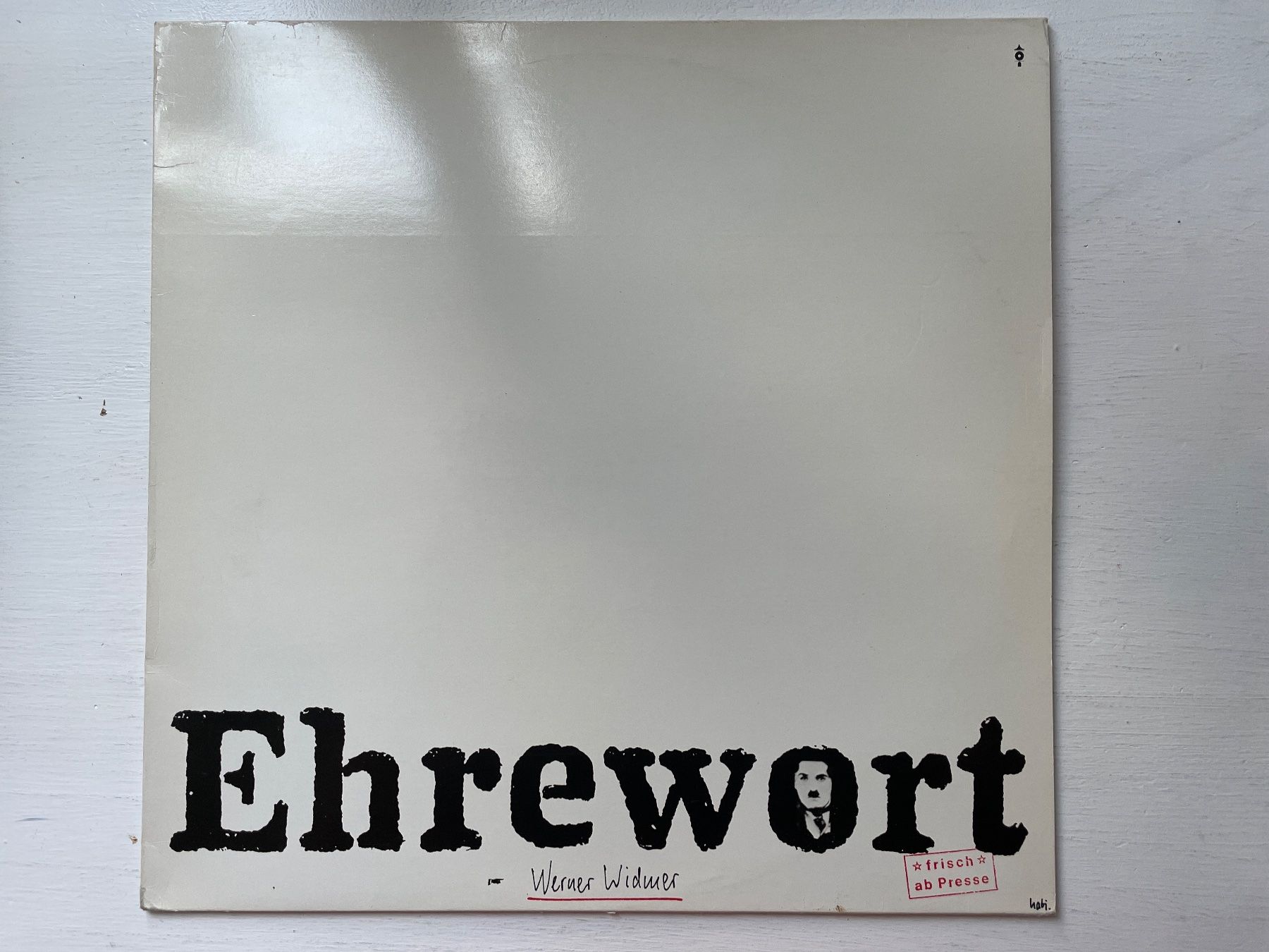 Schallplatten: Werner Widmer - Ehrewort - LP, 1979 Original – Gebraucht aus Zürich von Andy_t71
