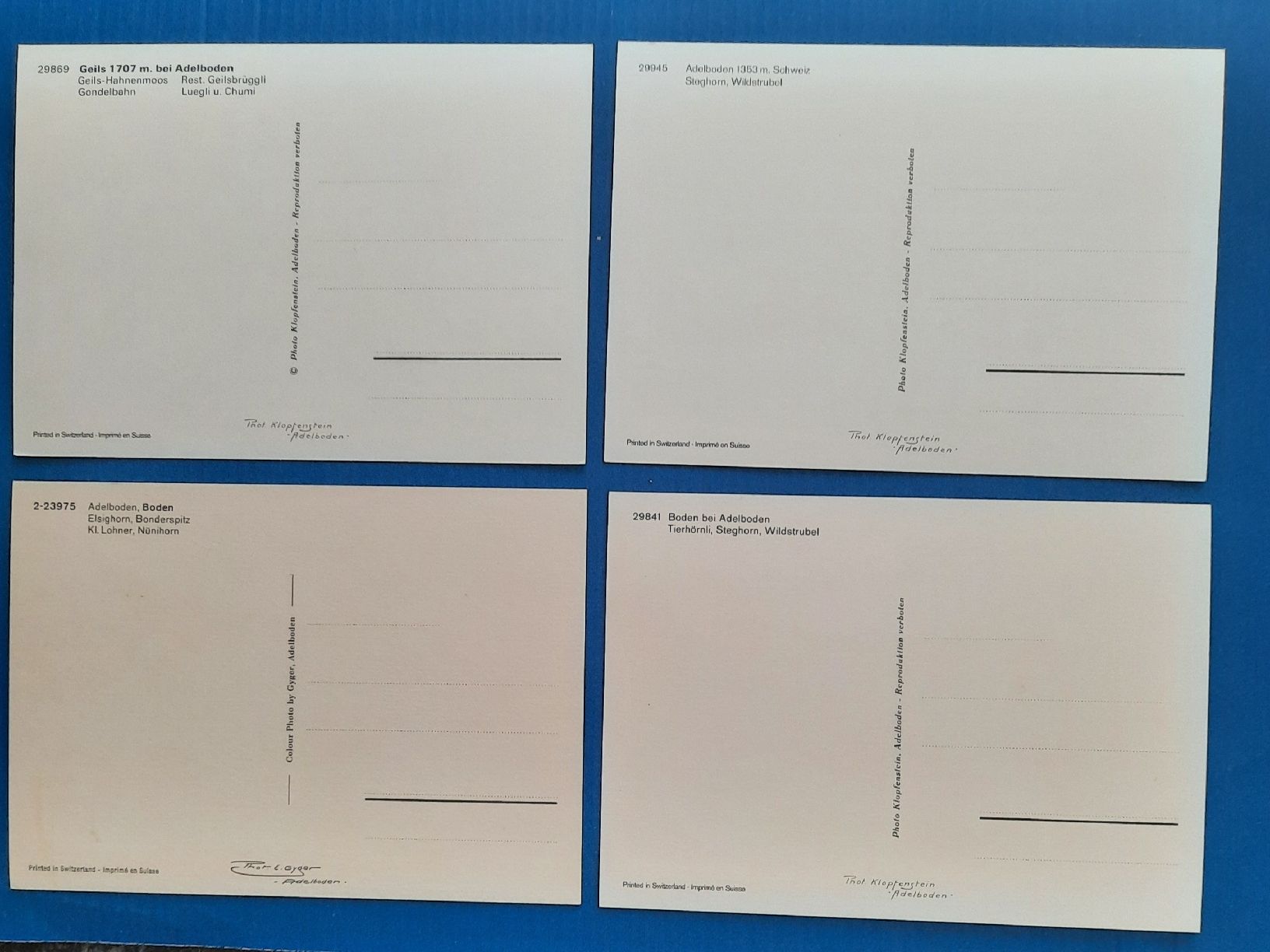 Cartoline postali: Adelboden / 5 alte Ansichtskarten, unbenutzt – Nuovo (secondo la descrizione) da Zürich venduto da Limmatufer 4