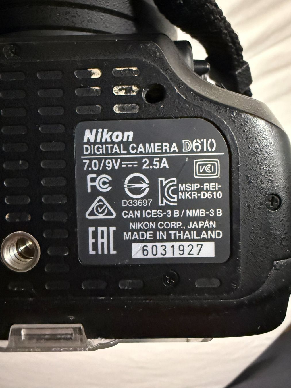 Nikon Fotocamera: Nikon D610 – Usato da Bussigny venduto da GameCraft 1