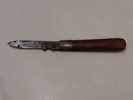 Antikes Sackmesser "Cywa", Holzgriff, Sammlerstück!