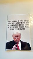 Lustige Geburtstagskarte mit Trump - Einzigartig!