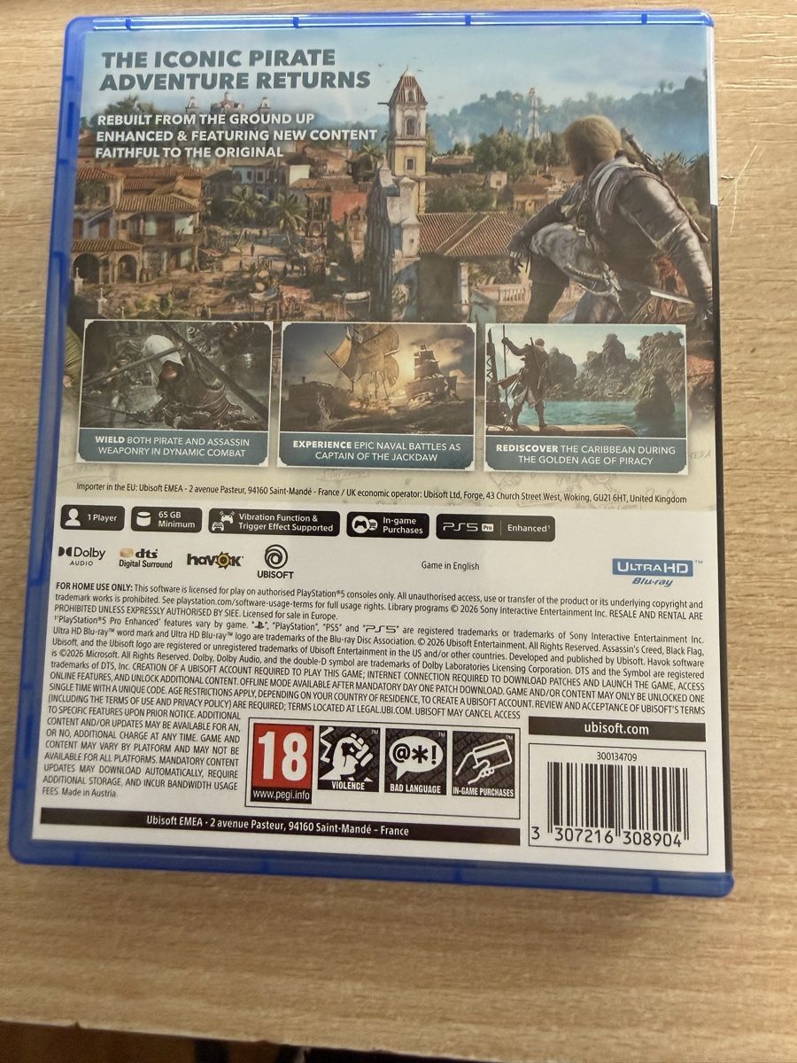 Giochi: Assassins Creed Black Flag / PS5 – Usato da Dietikon venduto da Molella 1