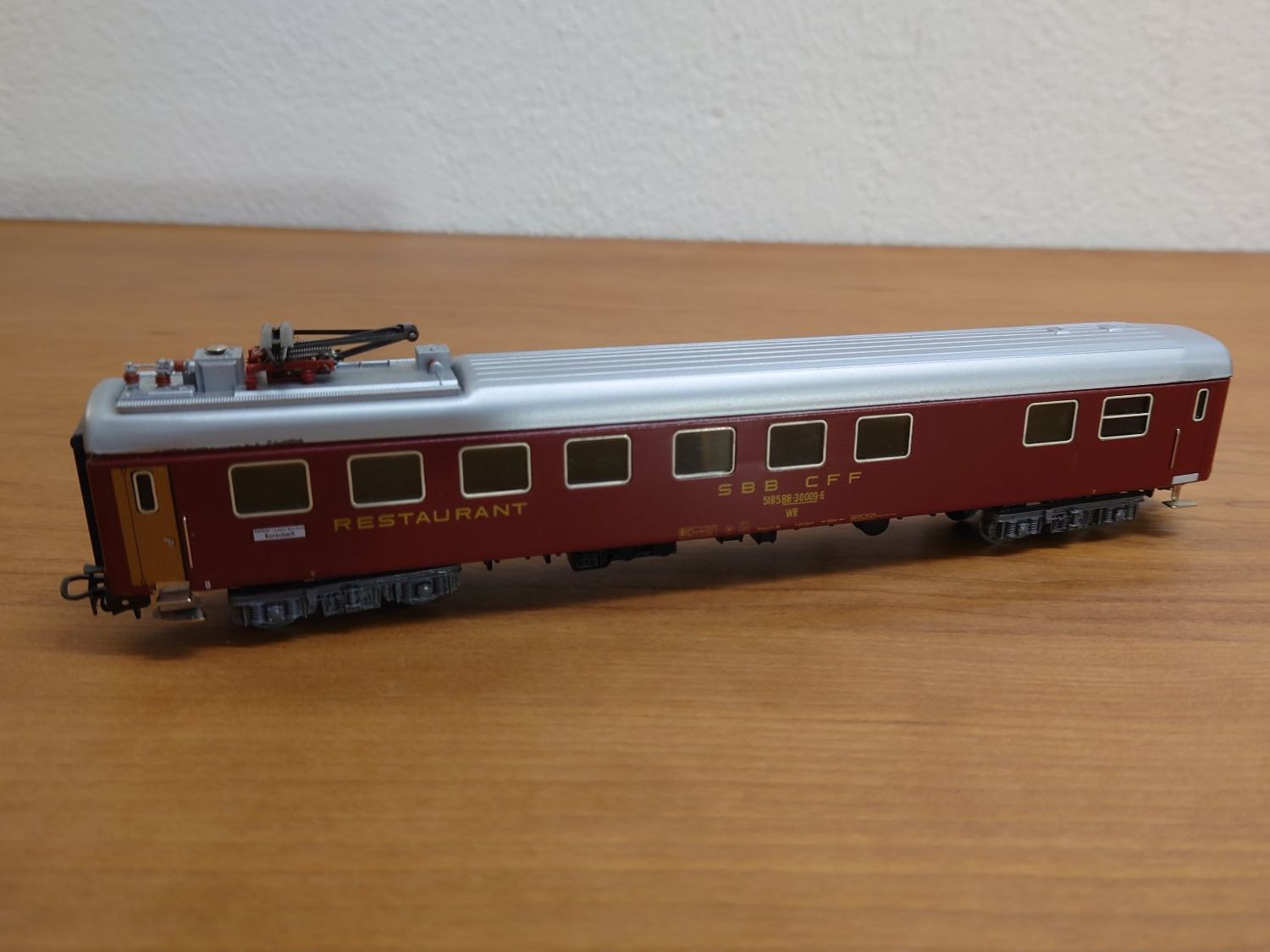 Märklin Modellini di ferrovie: Märklin Speisewagen SBB 4068 – Usato da Luzern venduto da MR1973