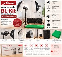 Metz mecastudio BL-200 Fotostudio Blitz-Set – unbenutzt