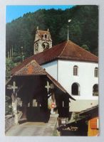 Gsteig bei Wilderswil, Alte Holtbrücke und Kirche Gsteig
