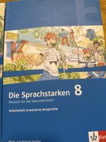 Die Sprachstarken 8 Sprachbuch und Arbeitsheft Klett