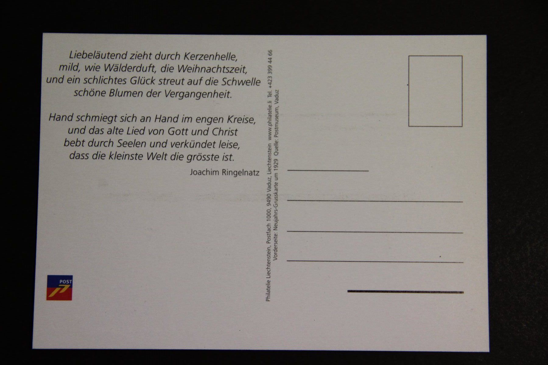 Tous les timbres: Liechtenstein 2008 - Weihnachtskarte Philatelie FL – Neuf (Voir description) à Jona par Southafrica07 1