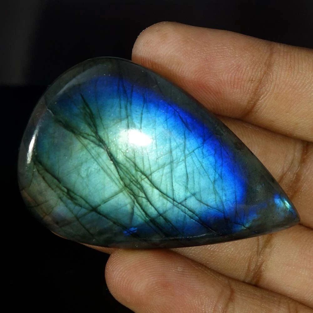 Pietre preziose: Toll 116.20ct Blau Labradorit Cabochon Edelstein Labradorite – Nuovo (secondo la descrizione) da Prilly venduto da ilyria73 5