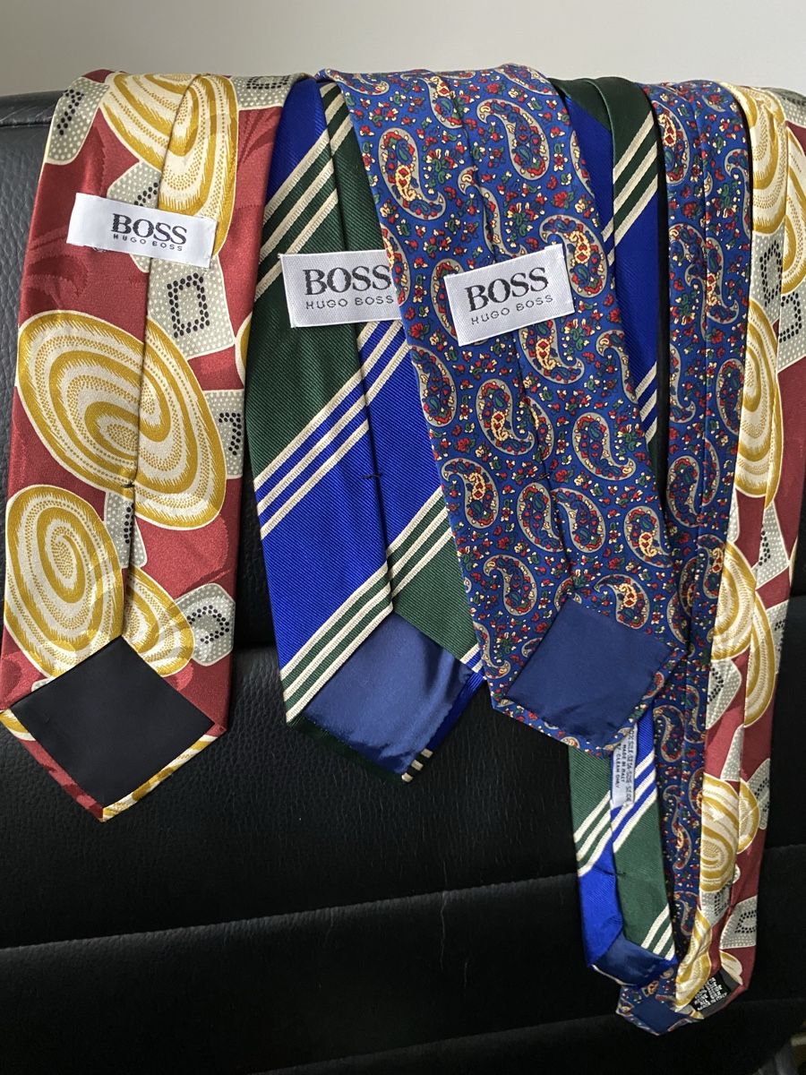 Hugo Boss Cravatte: 3 Krawatten von Hugo Boss – Usato da Rheinfelden venduto da Tigerlilli 1