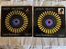 2x Schallplatten- D.Gillespie & J. Smith Jass Spectrum