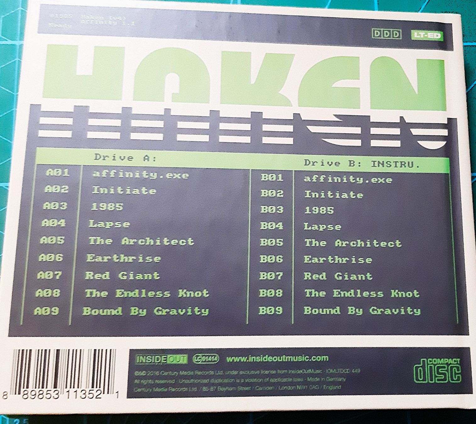CD: HAKEN - Affinity - Mediabook, 2 CD – Nuovo (secondo la descrizione) da Biberist venduto da Beaver58 3