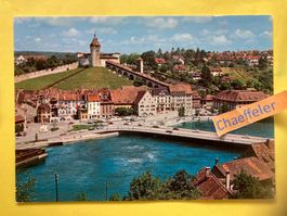 Schaffhausen, Munot und Rheinbrücke