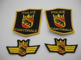 4 Patch / Abzeichen Police Cantonale BE