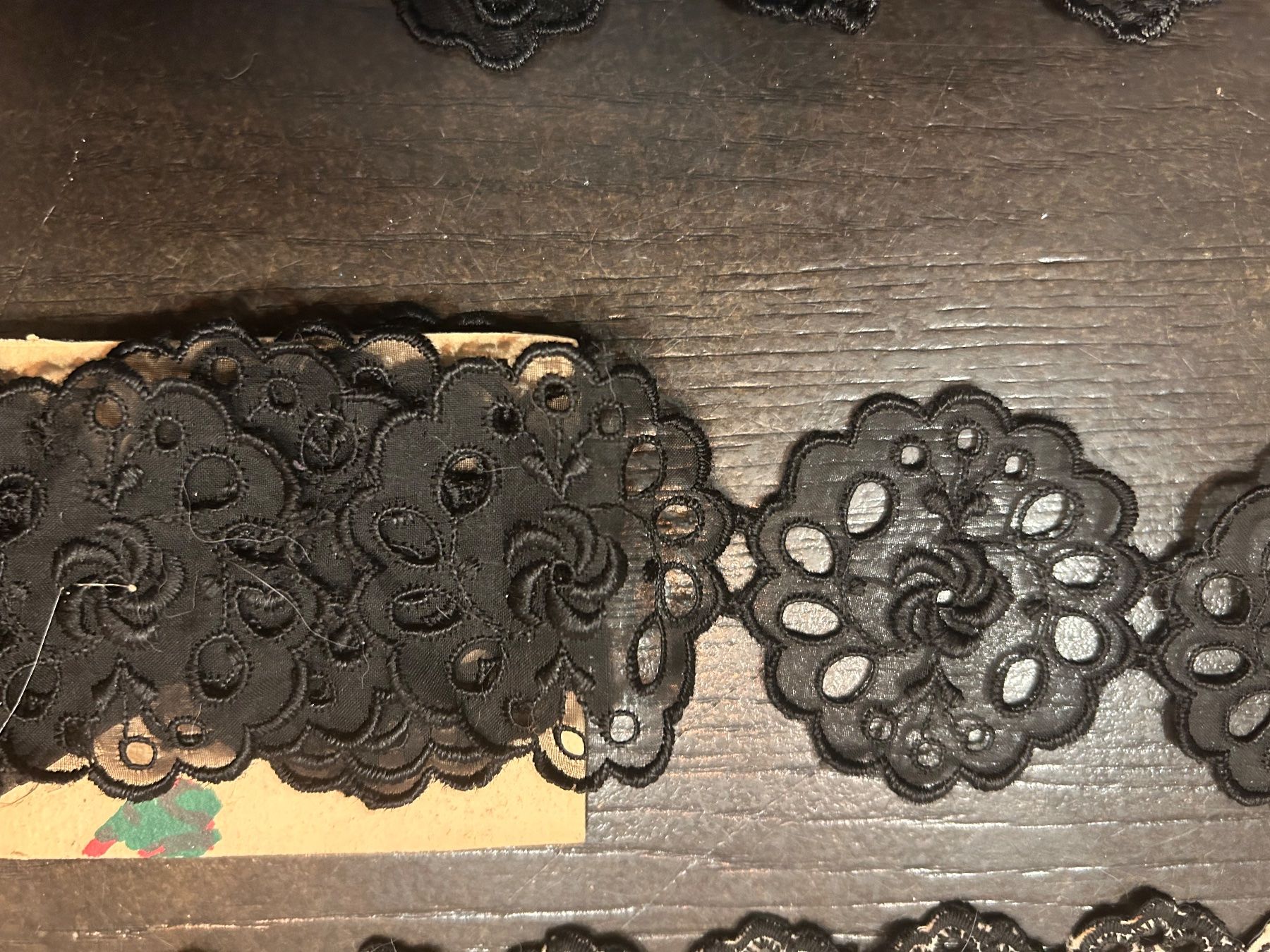 Stoffe: DENTELLES ANCIENNES NOIRES – Gebraucht aus Genève von zonzon9351 2