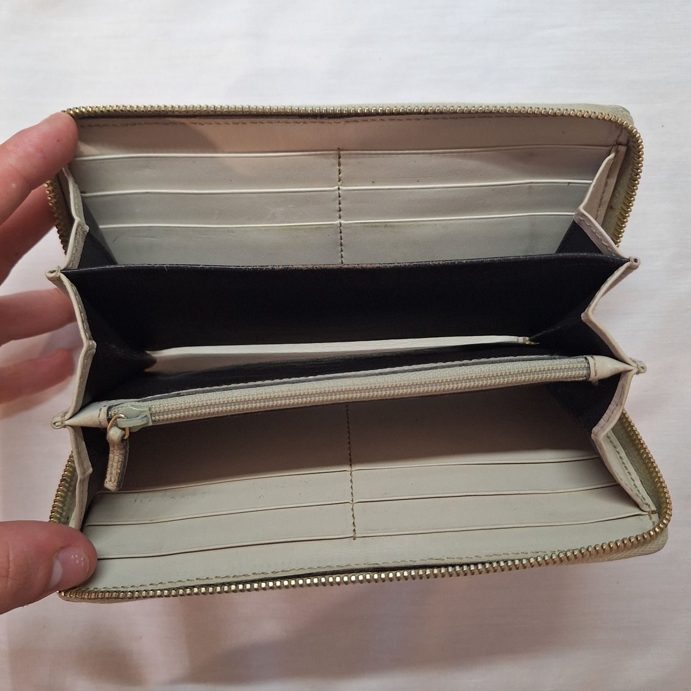 Gucci Portamonete: GUCCI SSIMA ZIP AROUND WALLET / IVORY LEDER – Usato da Kilchberg ZH venduto da mrmame 2