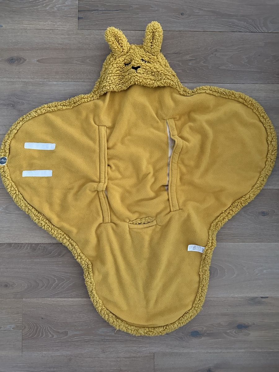 Sacchi a pelo: Jollein Fusssack Teddy Hasenohren, Ocker – Usato da Wald ZH venduto da jan_c2wv 1
