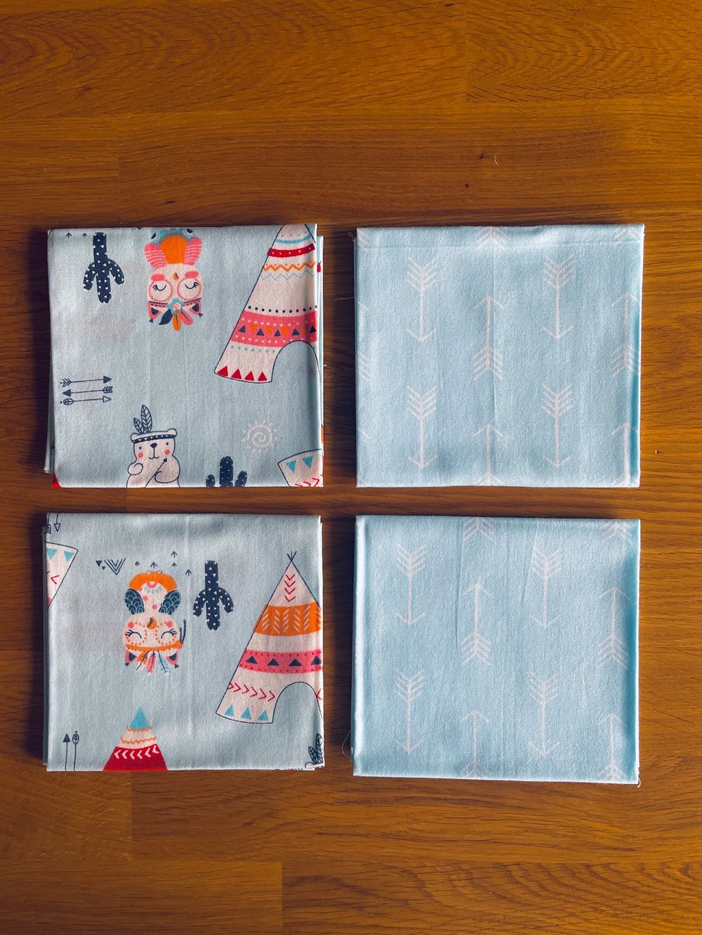 Stoffe: Fat quarter/Coupon patchwork-couture Petits Indiens bleus – Neu und originalverpackt aus Gland von san_xz5j 1