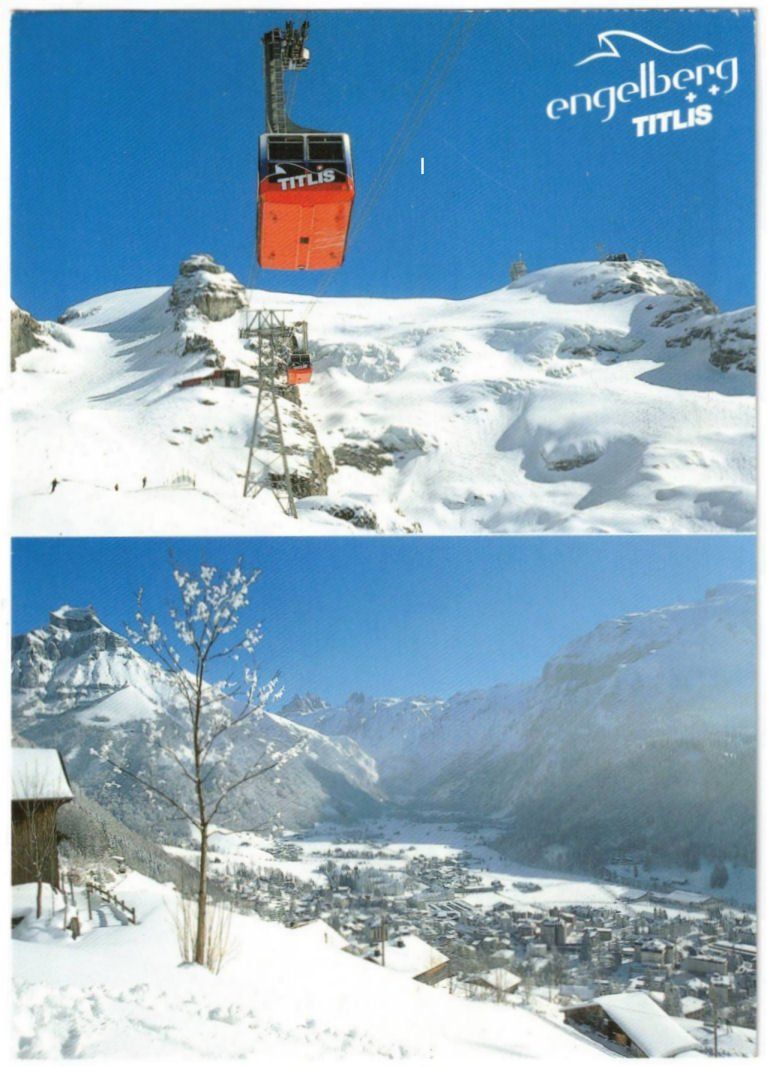 Ansichtskarten: Engelberg - 2 Bild AK Titlis – Gebraucht aus Binningen von Mountainrider