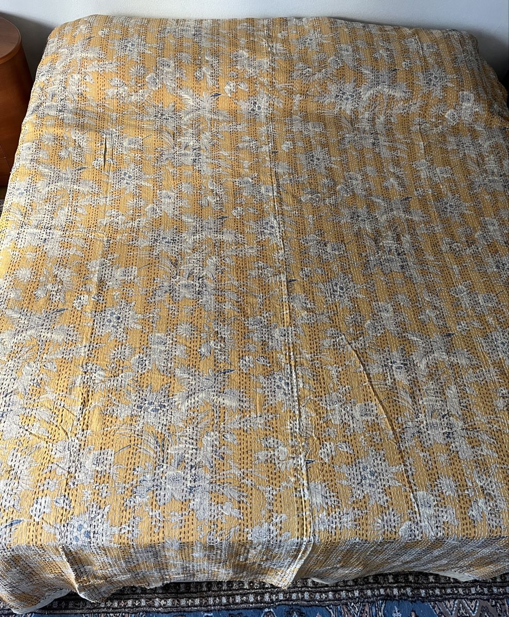 Betten: Indian Cotton Kantha Quilt Queen Bed Bedspread – Neu und originalverpackt aus Chiasso von Pat_chuli 4