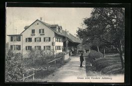 Zürich, Partie mit Gasthaus Adlisberg