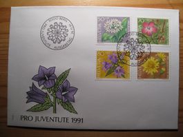 Pro Juventute 1991 FDC