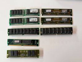 Anciennes barrettes RAM DDR Macintosh et Powermac, PC