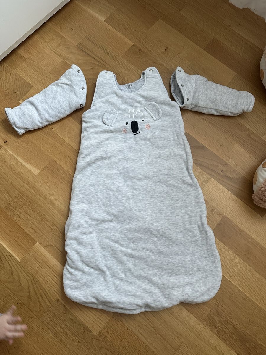 Sacchi a pelo: Babyschlafsack Größe M mit abnehmbaren Ärmeln – Usato da St. Gallen venduto da adr_l9jg
