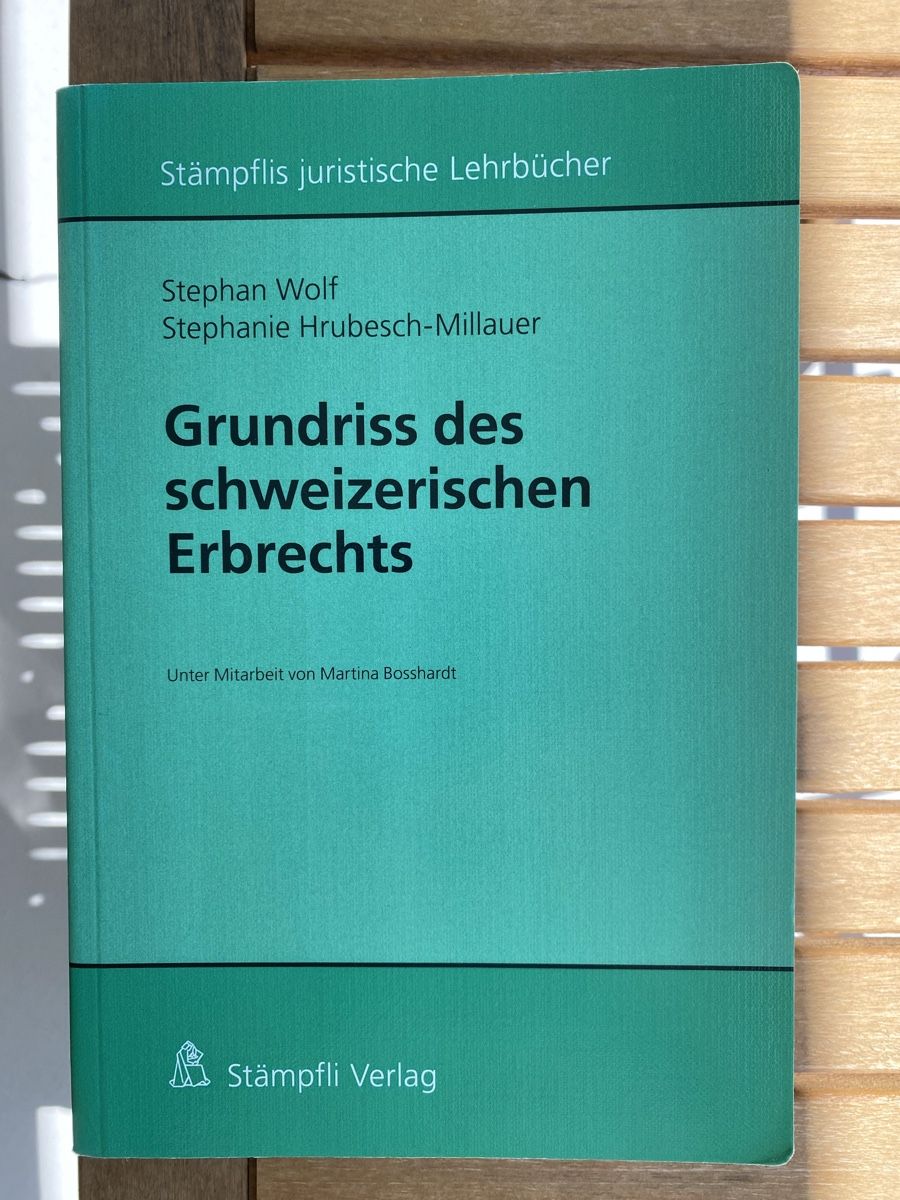 Libri: Erbrecht, Stämpfli Verlag – Usato da Zürich venduto da ann_smj8