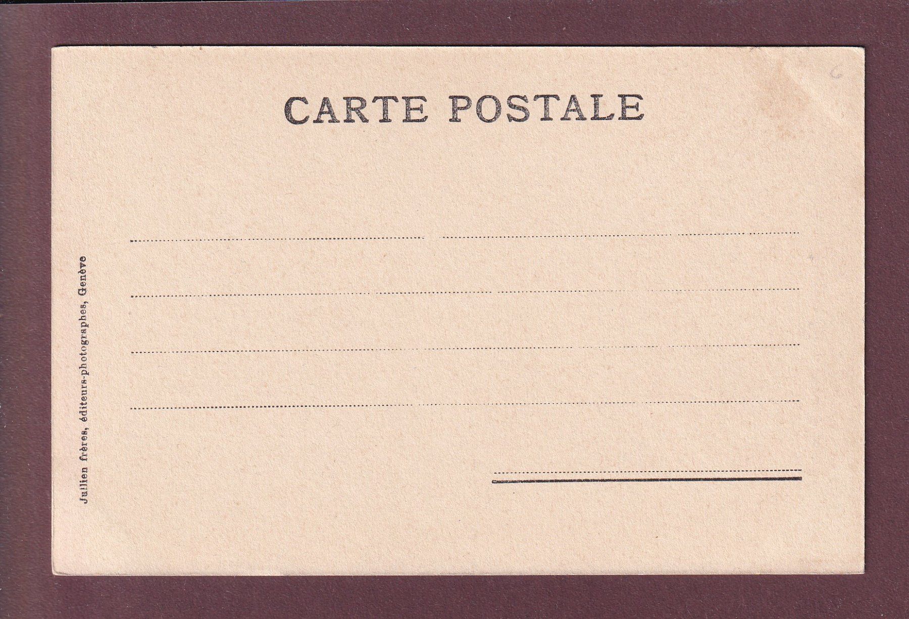 Cartoline postali: Route du PILLON - Pierre à Loth – Usato da Pully venduto da nicecards 1