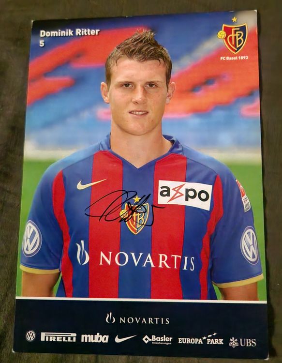 FC Basel Autogrammkarte Dominik Ritter (Gebraucht) in Möhlin für CHF 4 ...