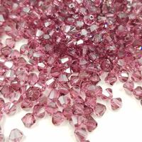 Swarovski 5328 – Rose Satin, 4 mm, 10 Stück