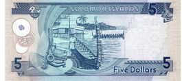 Solomon Islands 5 Dollars 2008-2009 P-26 UNZ